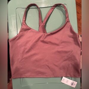 Women's Mauve tank top/work out top, the color is so gorgeous!